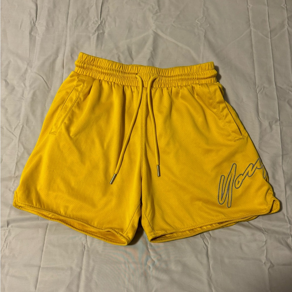 YoungLA 117 Sig Shorts (Yellow / Small)